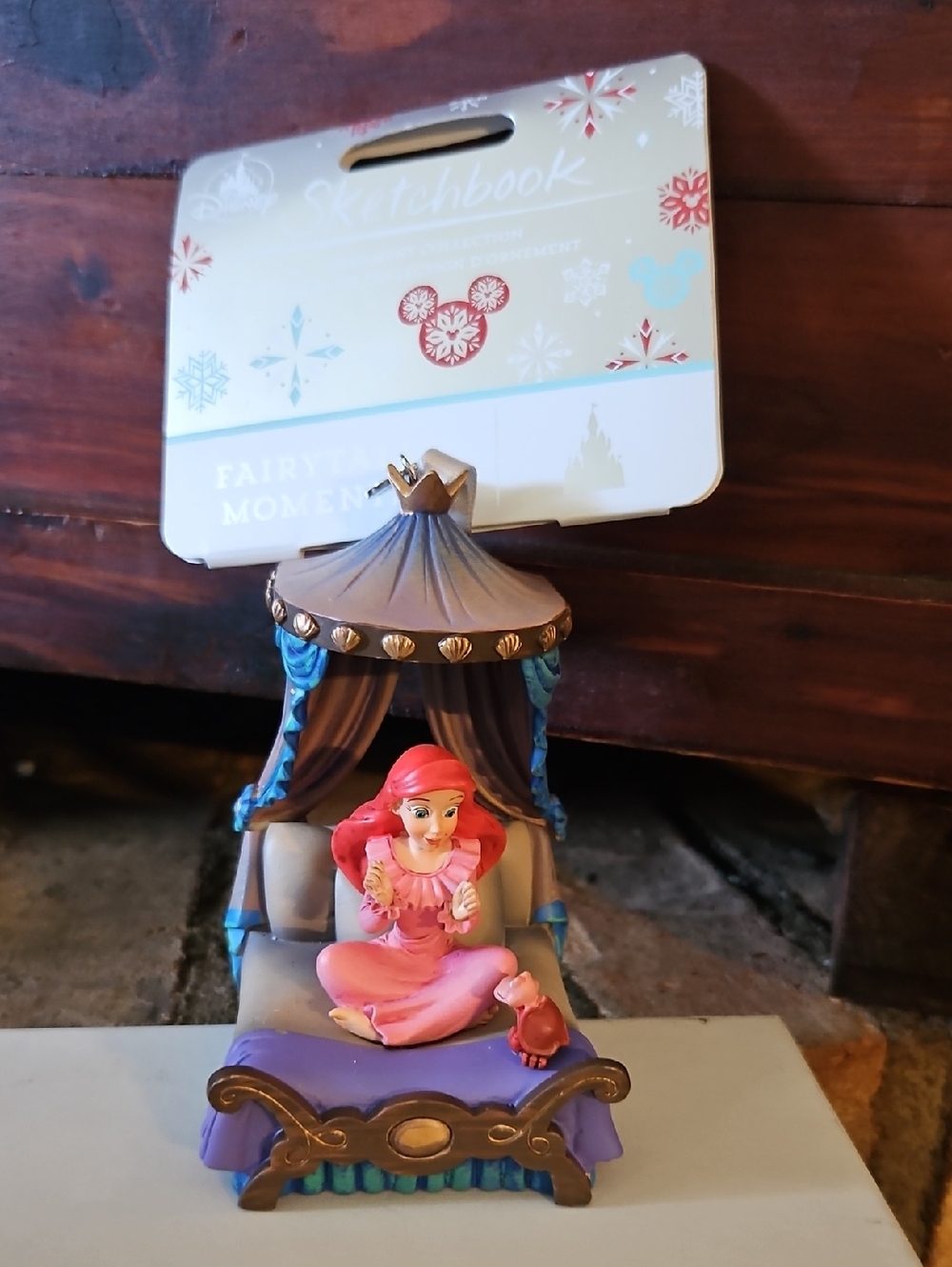 Disney Sketchbook Collectible Ornament Fairytale Moments - Bedtime NWT
